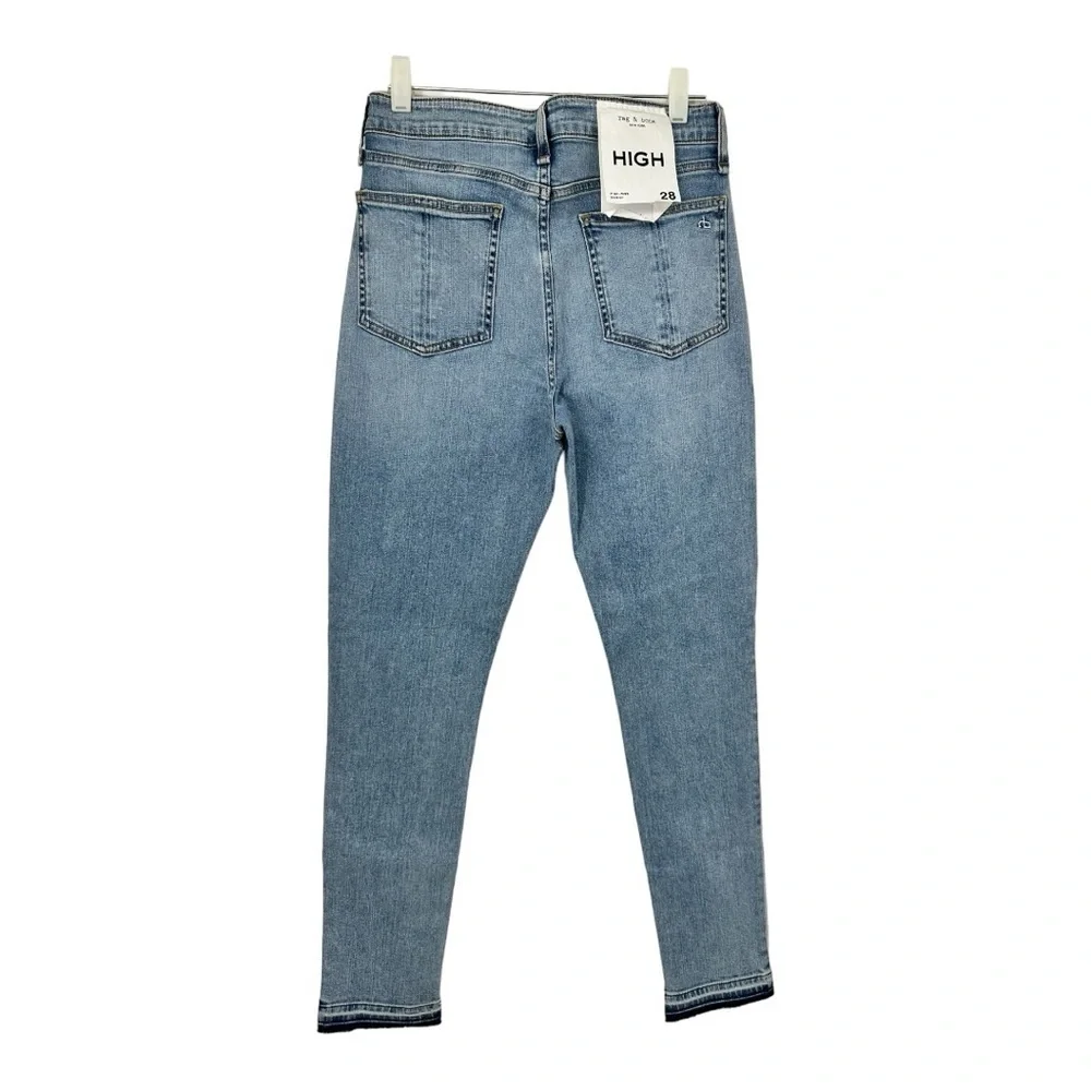 Rag & Bone Nina Distressed High Rise‎ Skinny Jeans NWT Size 28
